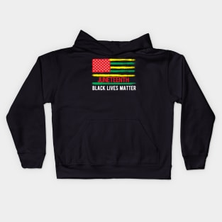 Juneteenth flag black lives matter Kids Hoodie